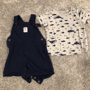 Toddler overall set